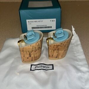 Pashion Footwear Cork 3 inch Heel Kit